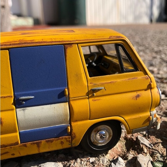 Patina Finished Dodge A100 Van Hippy panel Van 1964 Liberty Classics coin bankπ - Picture 9 of 11